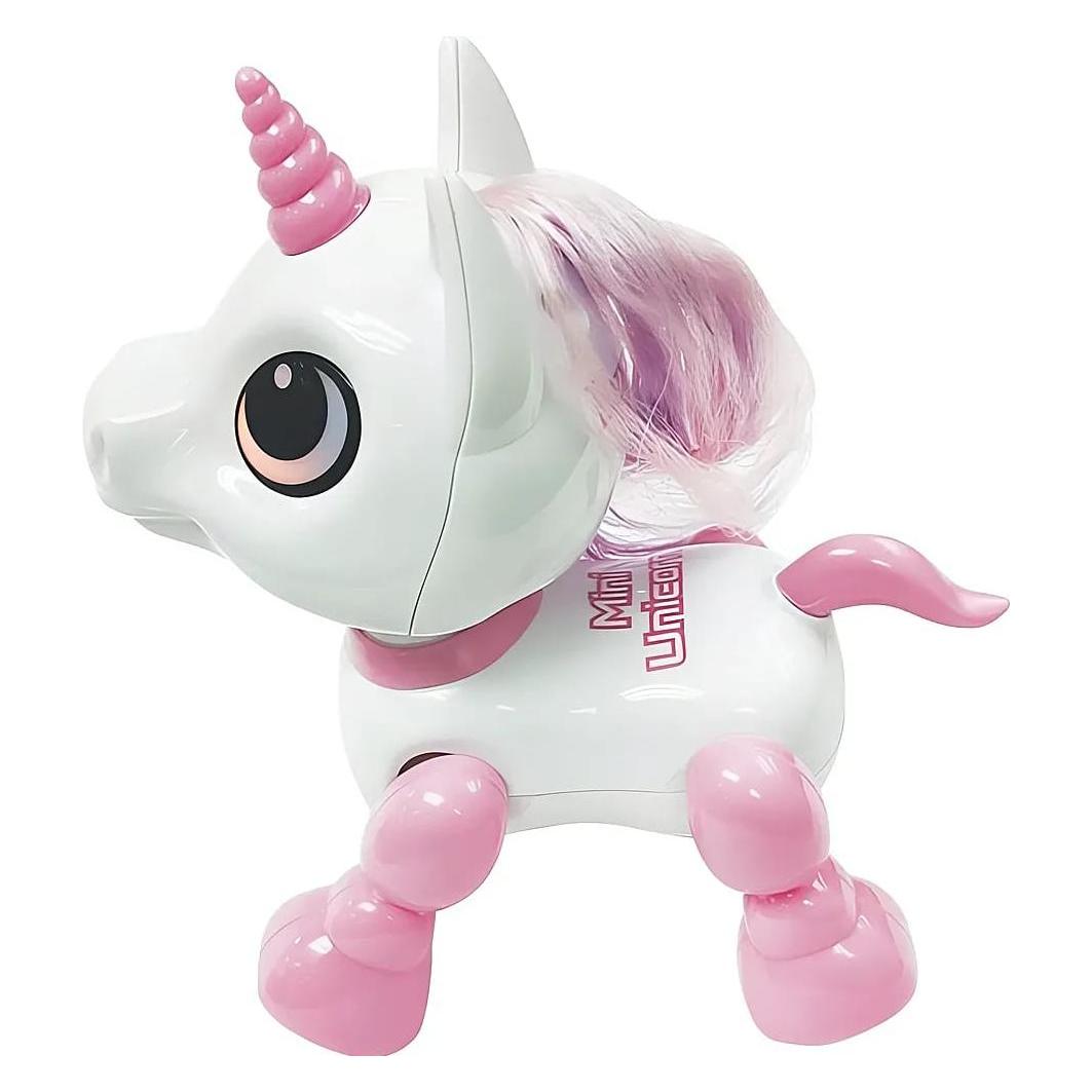 Lexibook POWER Unicorn Mini Einhorn-Roboter mit Licht und Soundeffekten, Handklatschbefehl, Wiederholungsfunk (ROB02UNI)