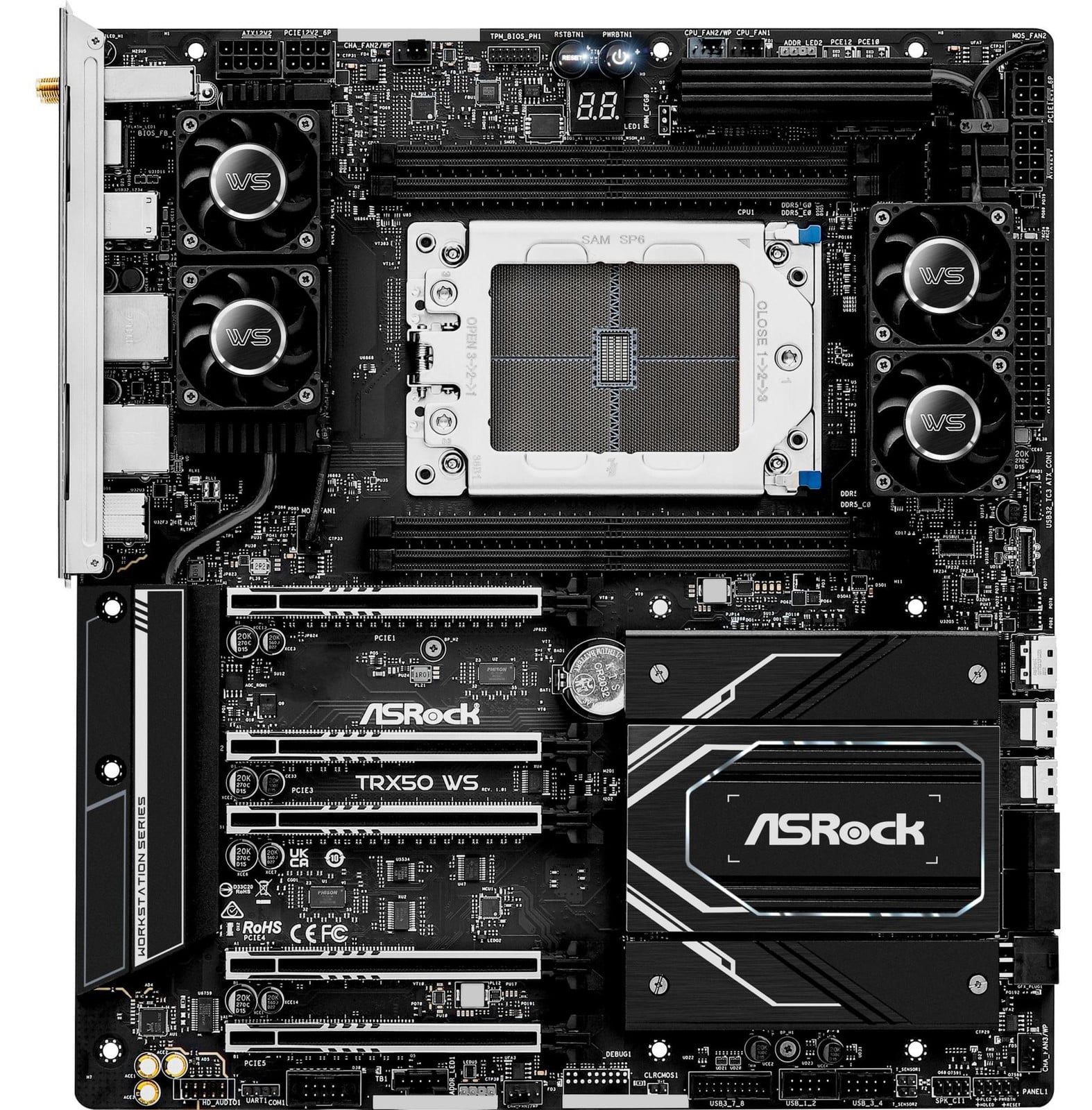ASRock TRX50 WS moederbord