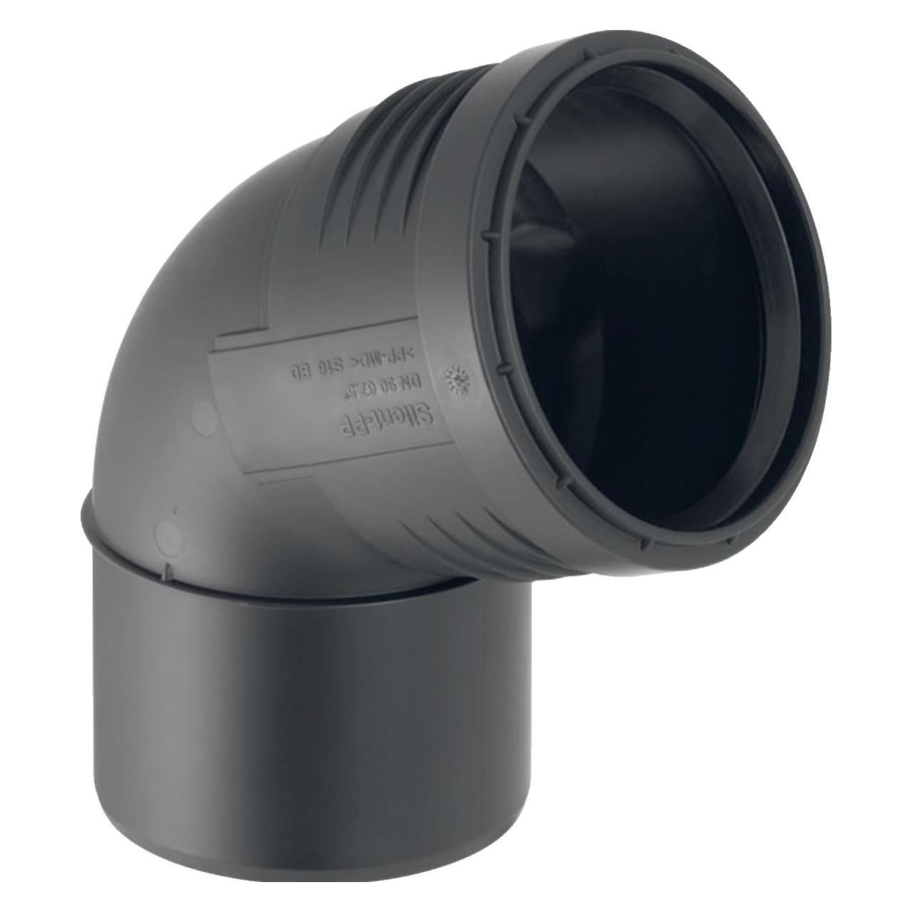 Geberit Vertriebs GmbH Silent-PP Bogen mit Muffe 67,5Grad DN90 (390.423.14.1)