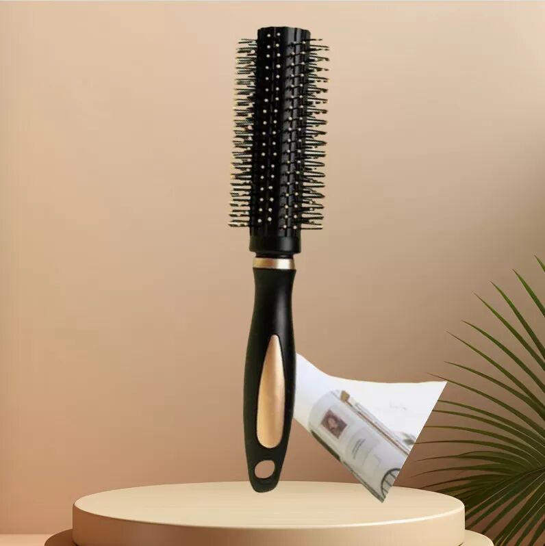 INF Schwarzer Lockenkamm für Styling und Kopfhautmassage