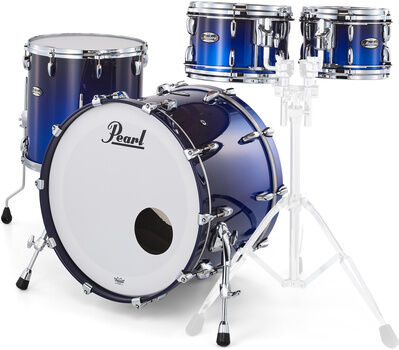 "Pearl Masters Maple 22"" 4-pc S. #858 Kobalt Blue Fade"