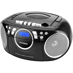 Hyundai TRC788AU3BBL (FM, Bluetooth), Radio, Schwarz, Blau