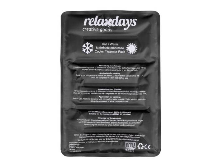 Relaxdays Grote cool pack in het zwart
