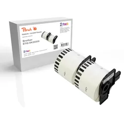 Etikettenrolle kompatibel zu Brother DK-22205, Pack(2)  BR-DK-22205
