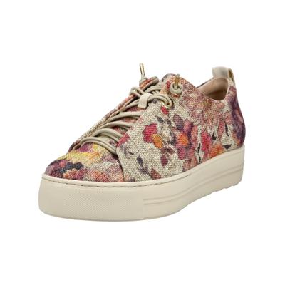 Plateausneaker PAUL GREEN "Paul Green Sneaker Textil", Damen, Gr. 40, bunt (beige), Textil, Schuhe Plateausneaker