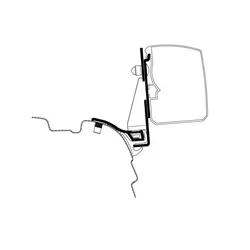 Thule Adapter T 3200 VW T5/T6 Minivan Multi Rail langer Radstand