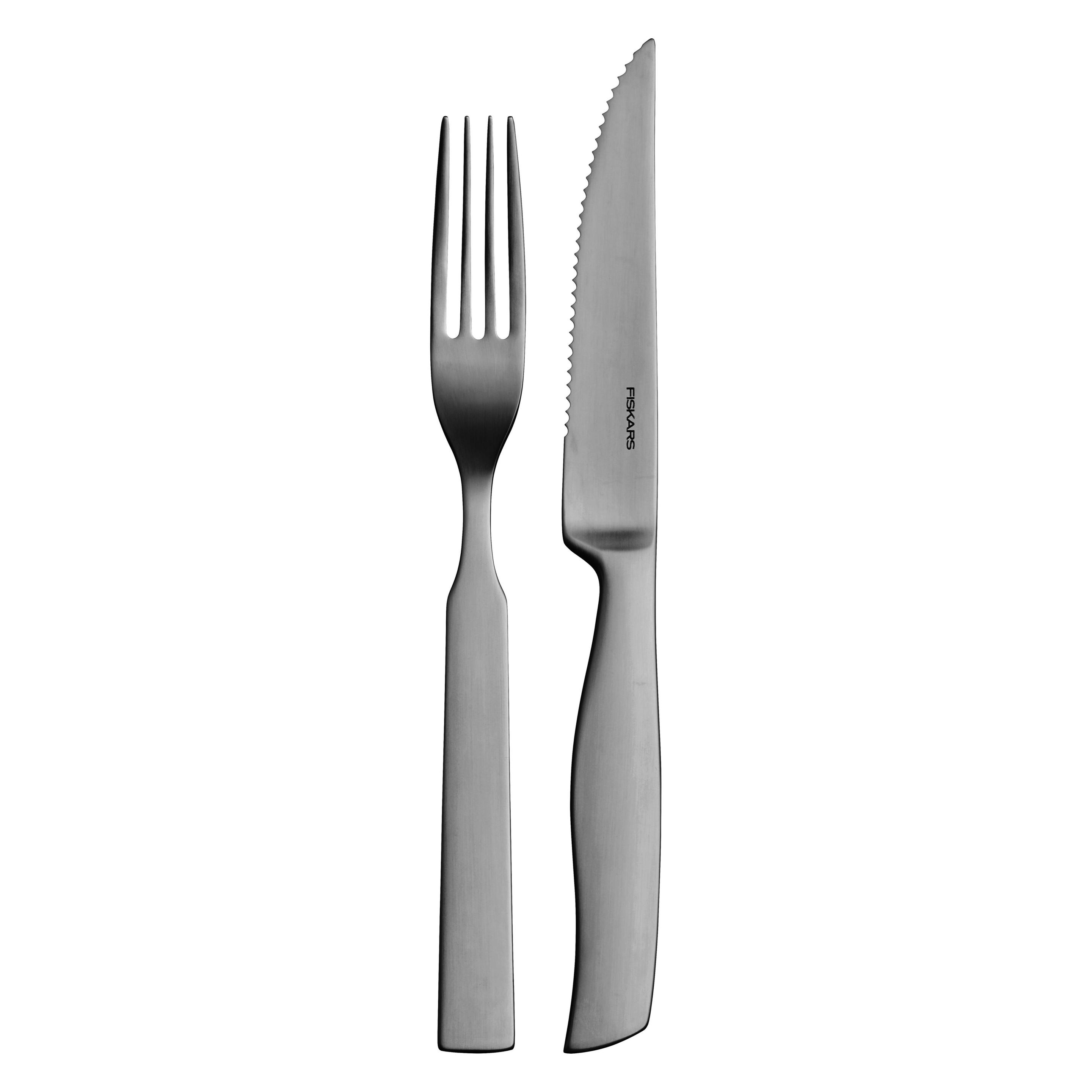 Fiskars All Steel BBQ Utensilienset, 24 Teile (1039378)