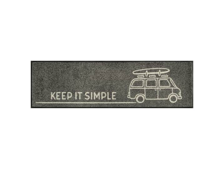 Fuß- & Sauberlaufmatte Keep it Simple 35 x 120cm Grau