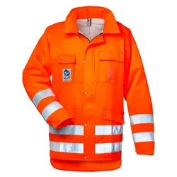 Warn- und Forstschutz-Jacke mit Schnittschutz "LINDE" orange - 3XL - Orange