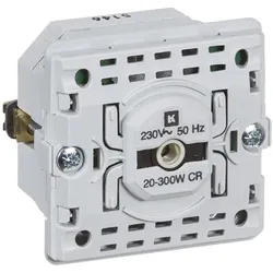 LK, Zubehör Elektroinstallation, FUGA Lysdaemper mek-dreje 300CR 1 modul indsats