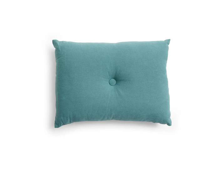HAY Coussin Dot Linen 45x60 cm Petrol