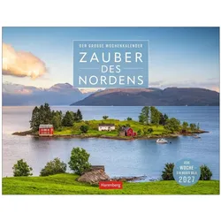 Harenberg, Kalender, Zauber des Nordens Grosser Wochenkalender 2027 - Jede Woche ein neues Bild