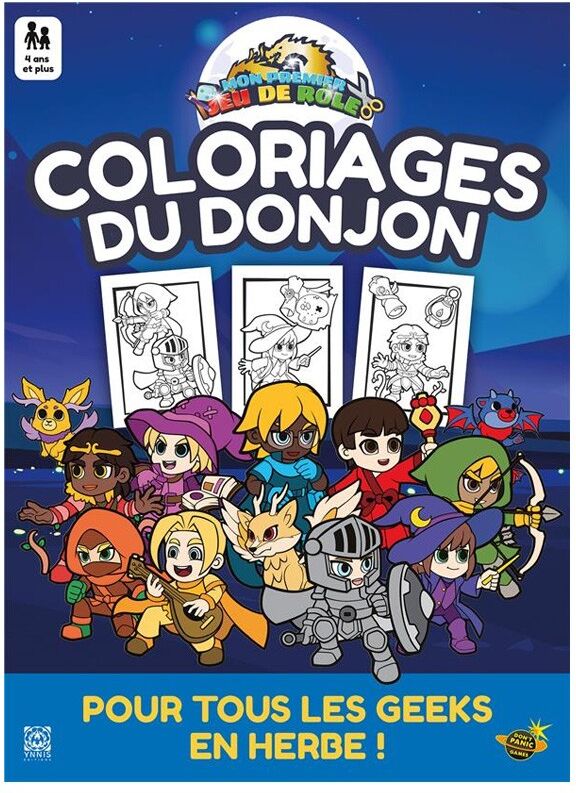 Ynnis éditions Mon Premier Jeu de Role Une Aventure à Colorier - Les Coloriages du Donjon
