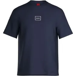HUGO Laze T-Shirt Marine Baumwolle Medium Herren