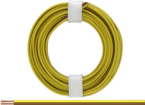 Donau Elektronik 218-38 Litze 2 x 0.14mm² Braun-Gelb 5m