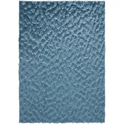 benuta Pop - Kunstfell-Teppich Immy Blau 200x300 cm