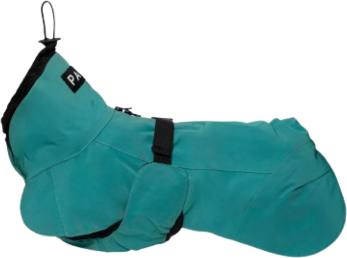 Paikka Impermeabile per Cani ad Alta Visibilità Imbottito Lana Smeraldo 45 cm