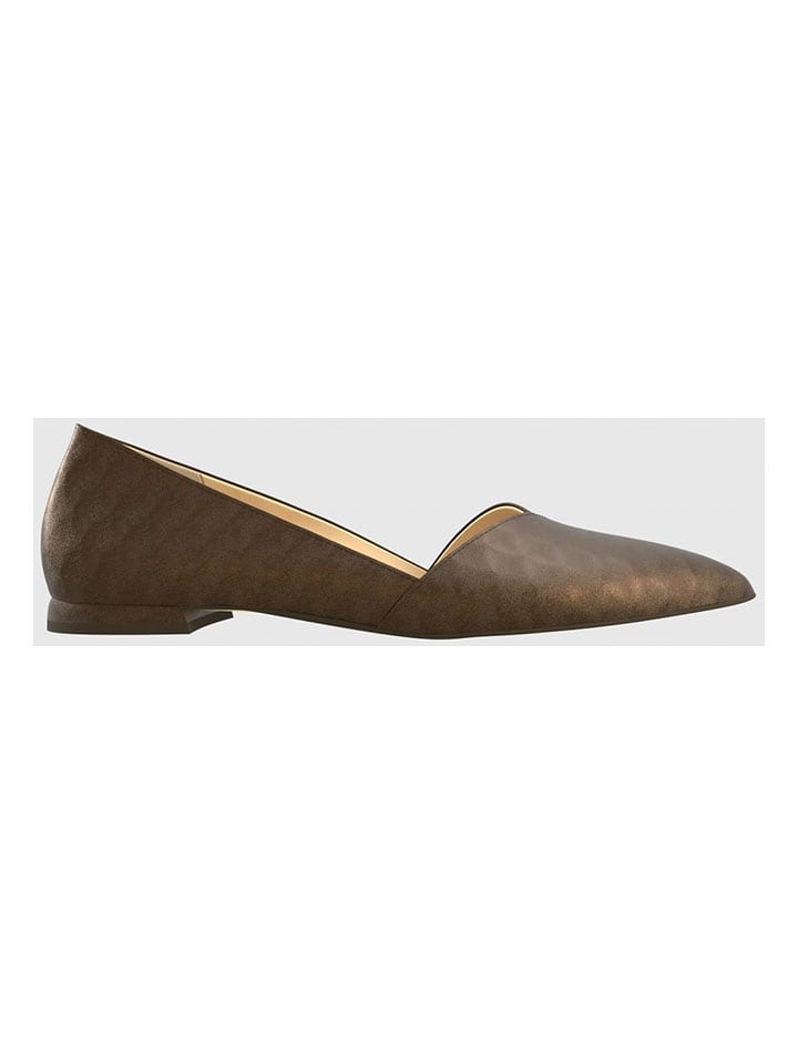 Högl Leder-Ballerinas "Boulevard 10" in Braun - 37,5