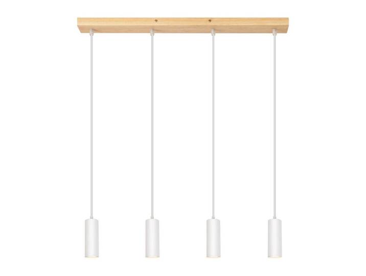 ZMH Pendelleuchte Seraphine 170/60/5.5 cm, Weiß, Holz, Gu10, 60x5.5x170 cm, Lampen & Leuchten, Innenbeleuchtung, Hängeleuchten, Pendelleuchten