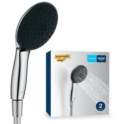 Grohe Vitalio Start 110 Handbrauseset 26972001 2 Strahlarten (RAIN, JET) chrom