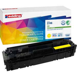 Edding kompatibel für HP 201A, CF402A,  Druckerpatrone EDD-2198, 1400 Seiten, gelb