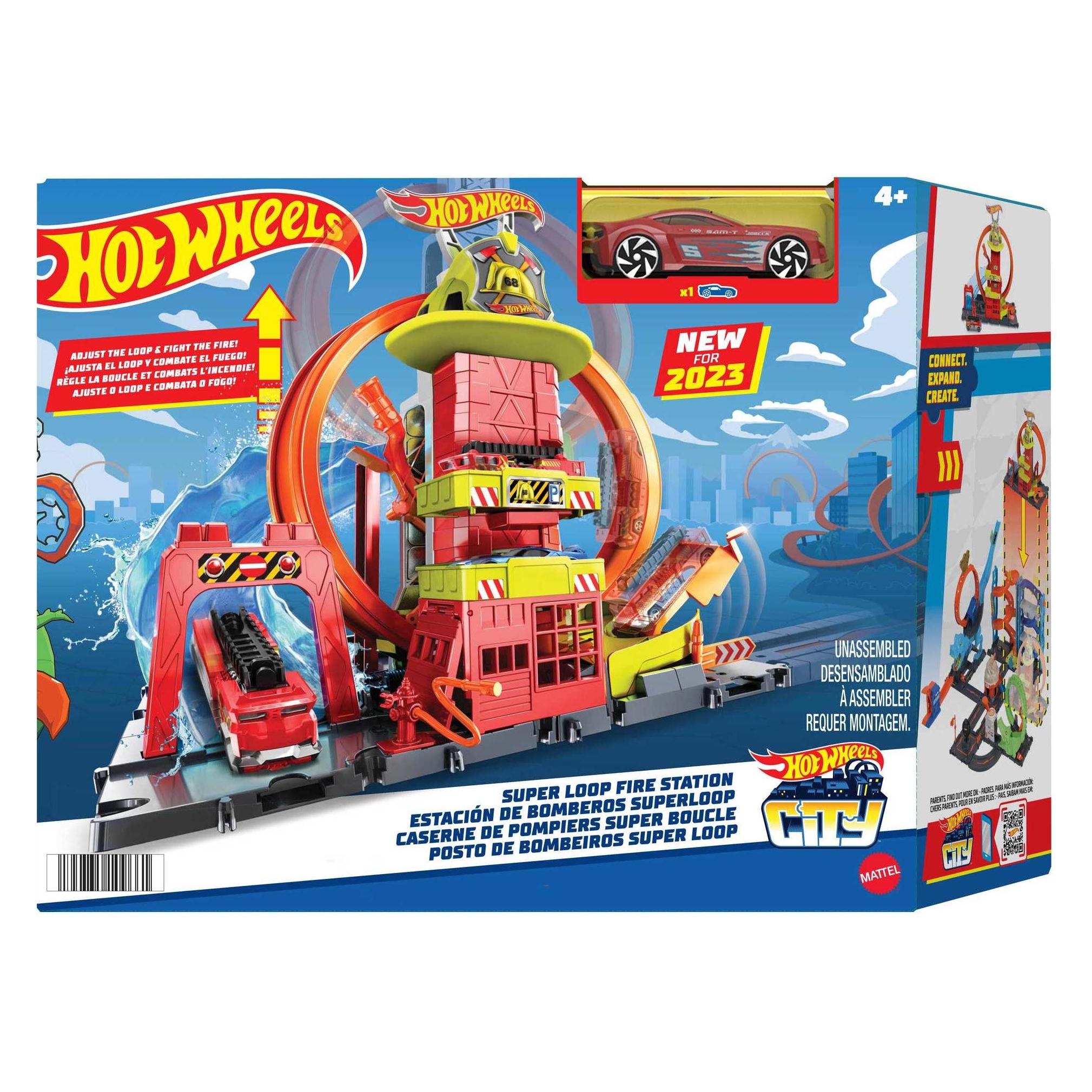Hot Wheels City Super-Looping Feuerwache (HKX41)