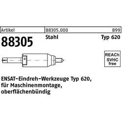 Ensat, Gewindeschneider + Gewindebohrer, Eindrehwerkzeug R 88305 Typ 620 M 14 Stahl