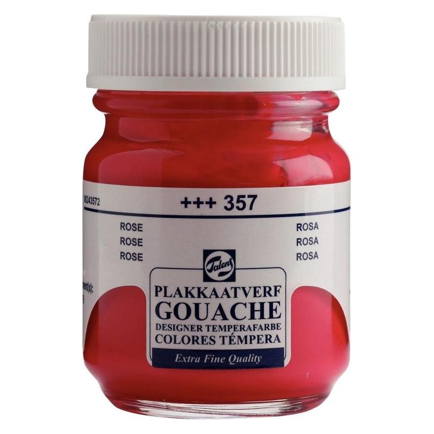 Talens Gouache Extra Fine Quality Bottle 50 ml Rose 357 (50 ml) (ROY-08243572)
