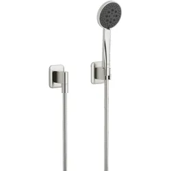 Dornbracht LISSE Schlauchbrausegarnitur Platin gebürstet, 3-fach/5-fach verstellbar, Antikalk-System, 1.500 mm Schlauch
