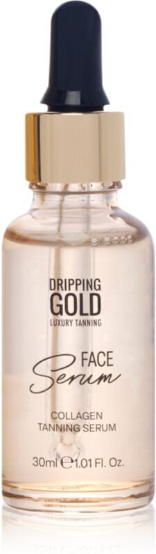 Dripping Gold Luxury Tanning Collagen Face Serum Face Self-Tanning Serum with collagen 30 ml