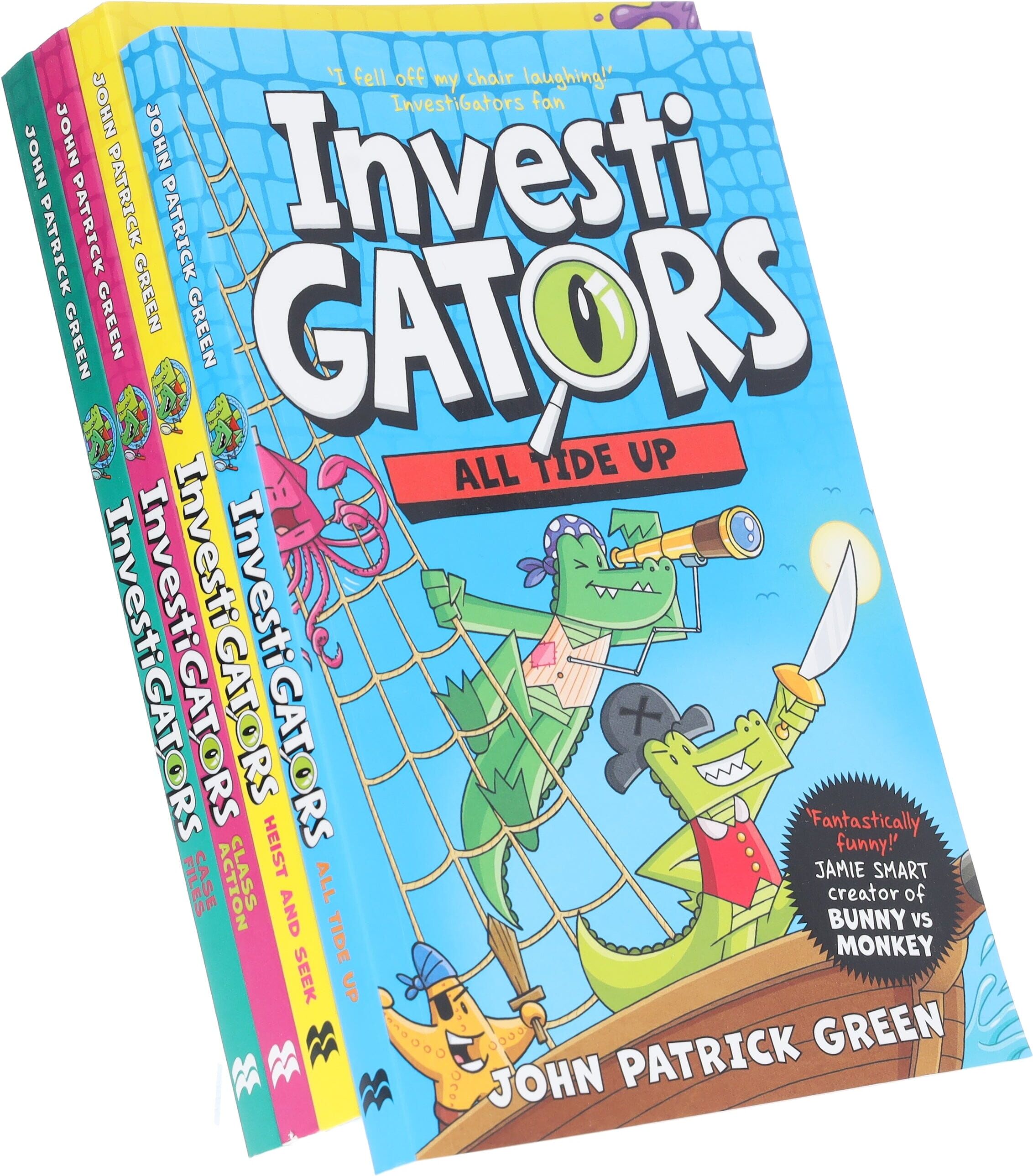 InvestiGators Series Books (6-9) by John Patrick Green 4 Books Collection Set - Ages 7-9 - Paperback Macmillan