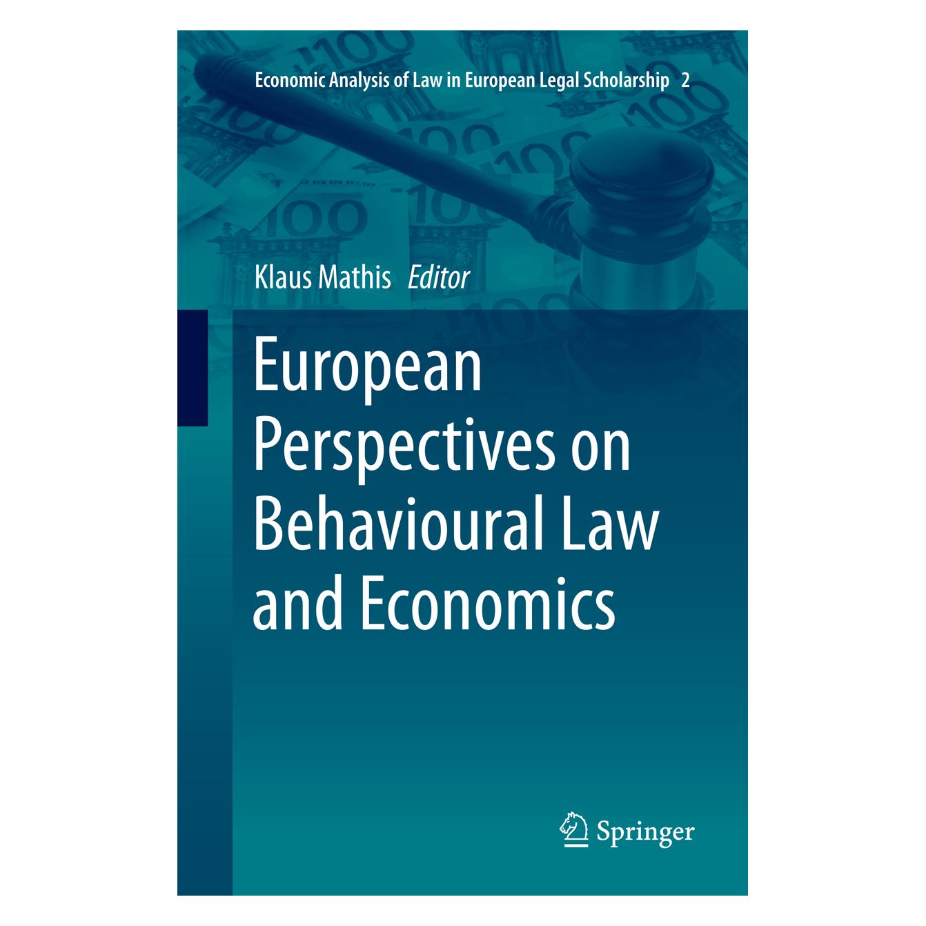 Springer European Perspectives on Behavioural Law and Economics (Englisch, Softcover, Klaus Mathis) (55849506)