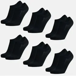 COTTON SNEAKER SOCKEN - 6-Pack - Schwarz - 35-38