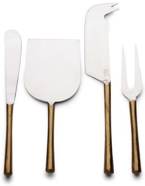 INOX ARTISANS INOX Camellia Cheese Knives 4 Pc. Set