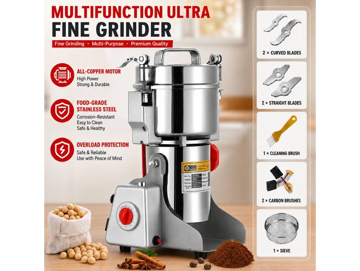 Moulin à café électrique haute puissance cuisine céréales noix haricots épices Grains broyeur Machine multifonctionnel maison moulin à café