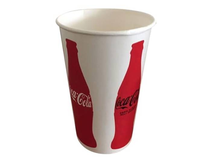 SWS 1000 Pappbecher 0,4 l Cola Light/Zero Perfekt für Events und Catering