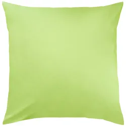 Traumschlaf Basic Single Jersey Kissenbezug 80x80 cm | apfelgrün - grün
