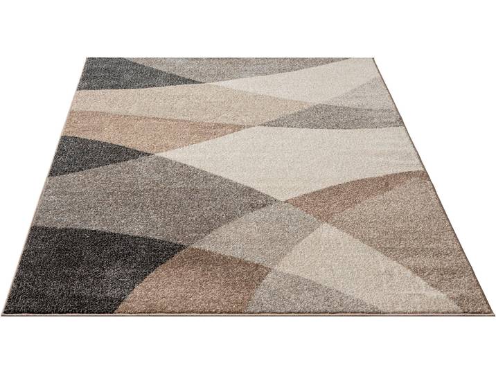 merinos Thales 6100 rechteckig 10 mm Höhe Kurzflorteppich mit Konturenschnitt, Wohnzimmer