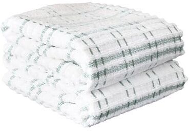 John Ritz Ritz Royale Collection, Oversized Kitchen Towel Set, 2-Pack, Checked