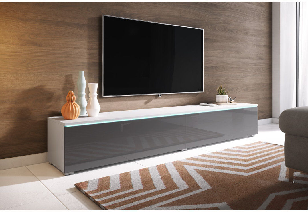 Zipcode Design Doyal TV Stand for TVs up to 78" White/Grey 78"