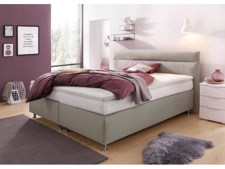 Westfalia Schlafkomfort Boxspringbett, wahlweise mit LED-Beleuchtung