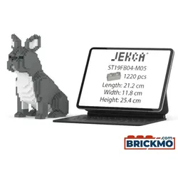 Jekca Limited Französische Bulldogge sitzend grau ST19FB04-M05