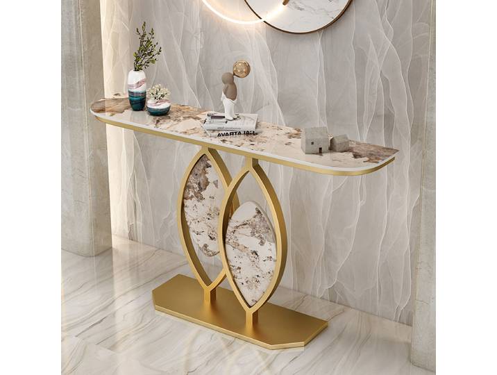 Tables consoles modernes et élégantes, luxe simple, tendance, console d'entrée, meubles de salon créatifs, mesita recibidor de entrada