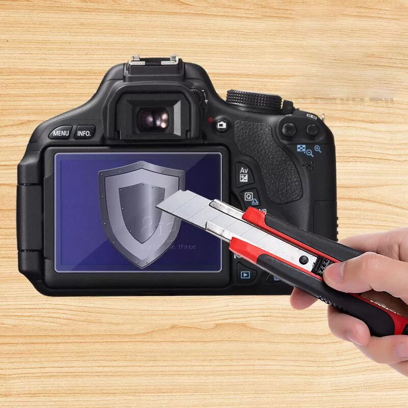 INF Protection d'écran pour Canon EOS 600D/200D en verre trempé - pack de 2