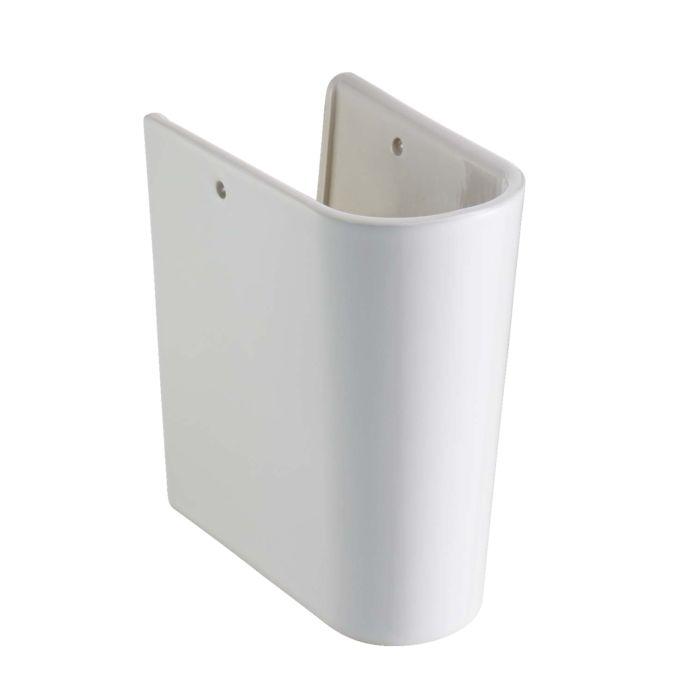 VitrA Integra Halbsäule 5316L003-0156 weiß, mit Federbefestigung, für Waschtisch