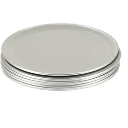 GVK ECO Pizzablech rund aus Aluminium 6 Stück Ø 279 mm