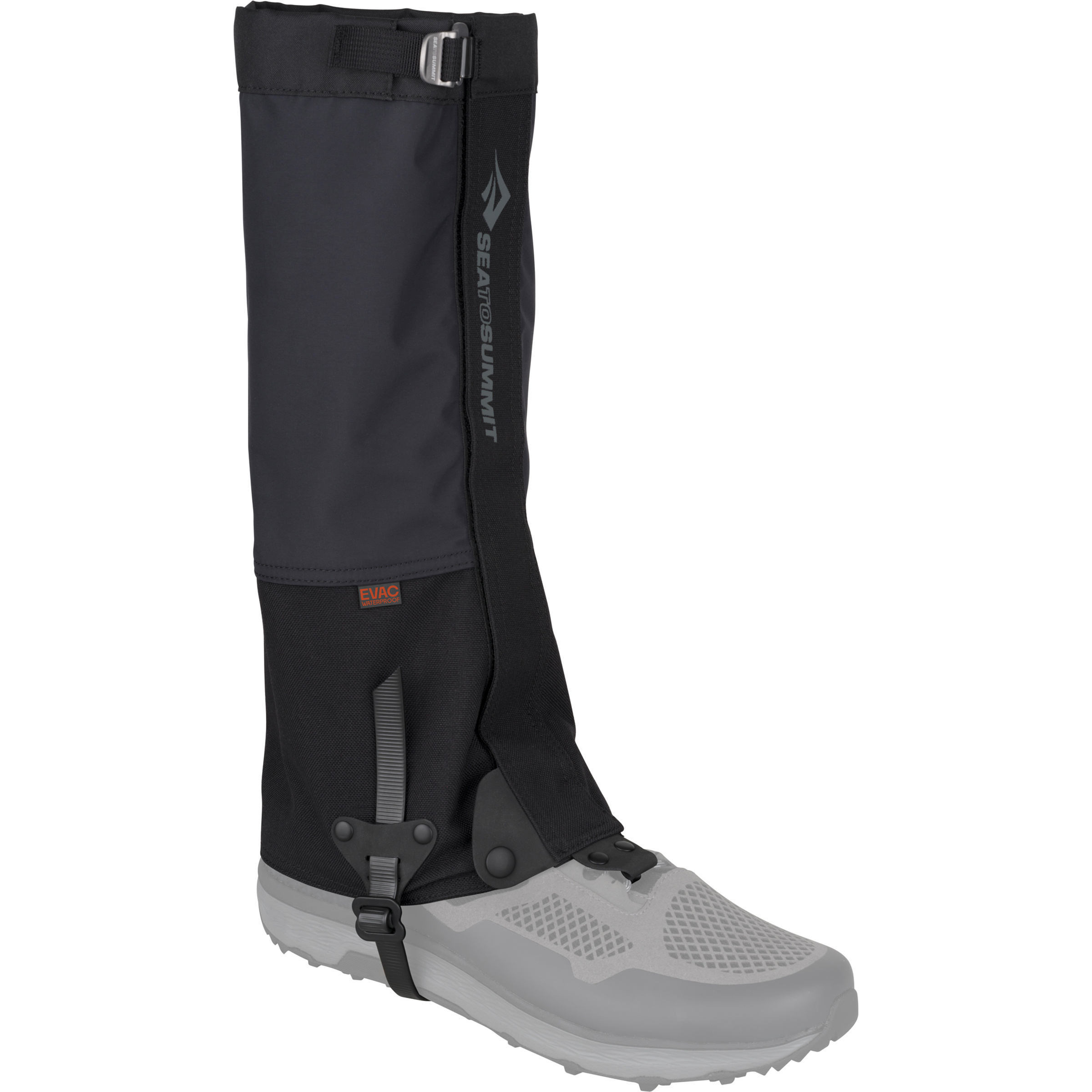Sea to Summit Quagmire Evac Gamaschen Gamaschen schwarz Größe 37 Trekking Wasserabweisend Wasserabweisend
