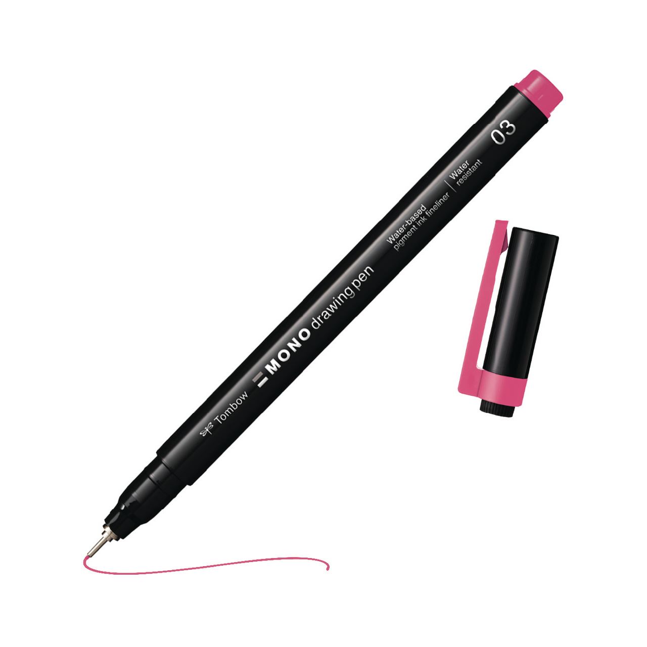 Tombow MONOdrawing Fineliner rosa 0,35 mm, 1 St.