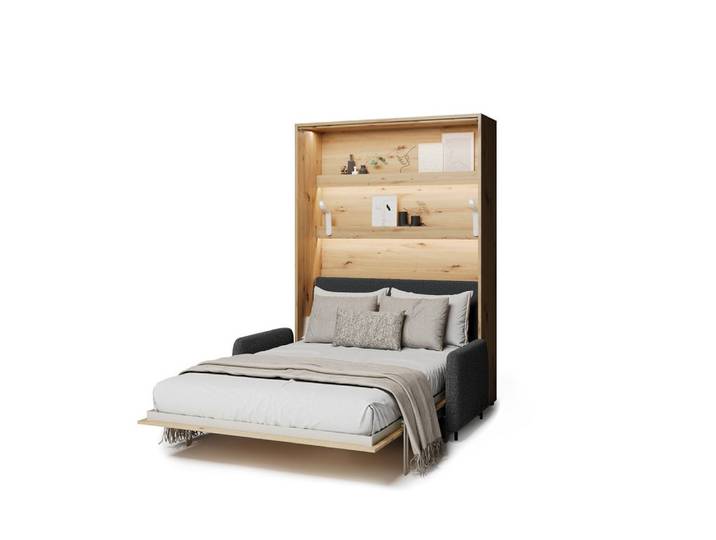 yourhouse24 Schrankbett Elektrisches Schrankbett BED CONCEPT in Eiche Artisan