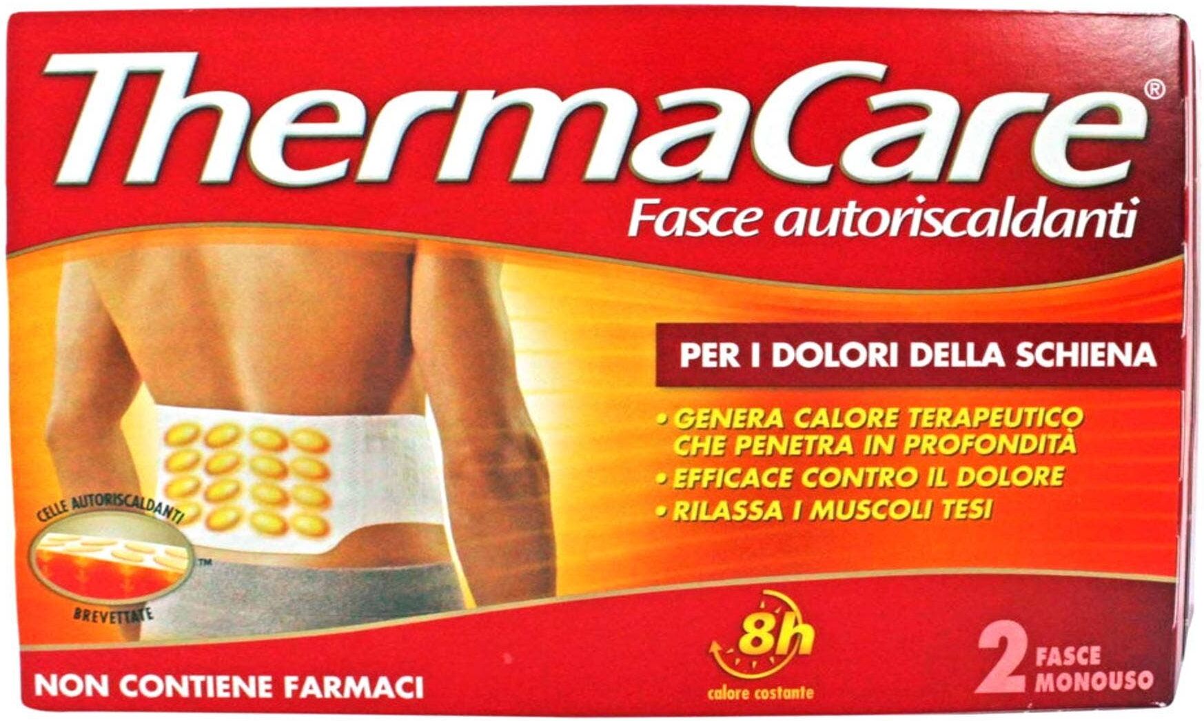 Thermacare Fasce Autoriscaldanti Per Dolori Alla Schiena 2 Fasce Monouso 